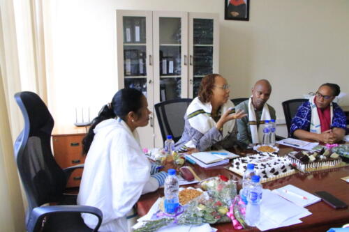 Miss Anne east and Southern Africa UNAIDS Head Visit NEP